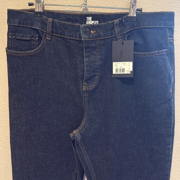 NWT The Kooples Men’s Straight-Leg Jeans - 32x31 - $235 MSRP - Picture 4 of 5